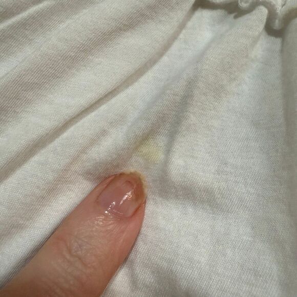 BCBG Y2K White Tank Top XXS Wrap Smocked - Picture 6 of 6